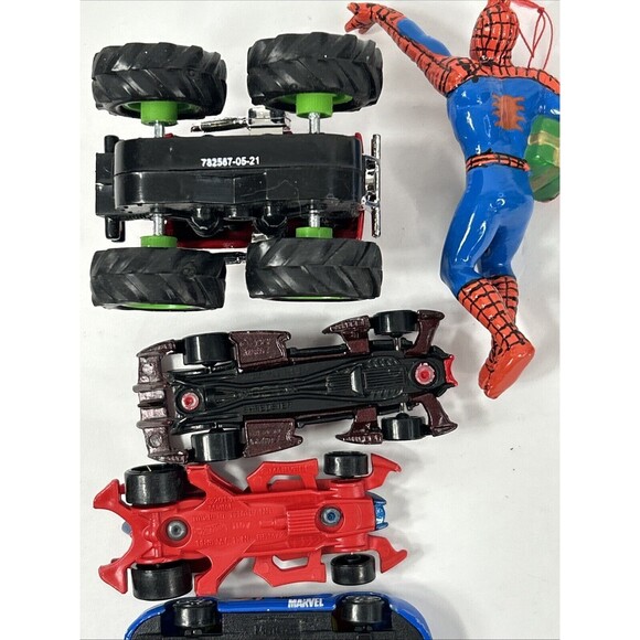 Hot Wheels Maisto Spiderman Lot Ornament Prowler Regener8rs Transforming Miles - Picture 8 of 9